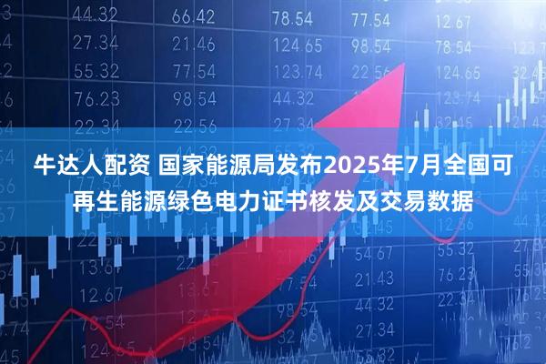 牛达人配资 国家能源局发布2025年7月全国可再生能源绿色电力证书核发及交易数据